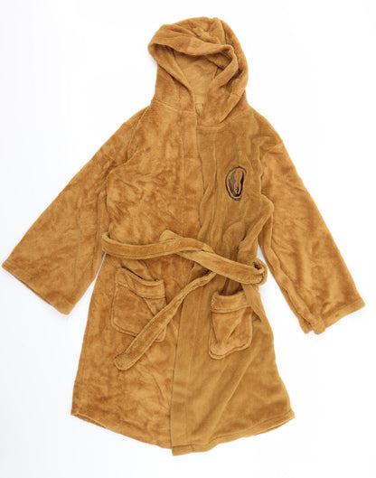 GROOVY Boys Brown Solid Fish Net  Robe Size L  - Star Wars