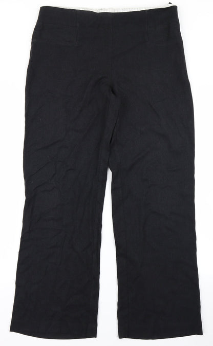 Marks & Spencer Womens Black   Trousers  Size 14 L27 in