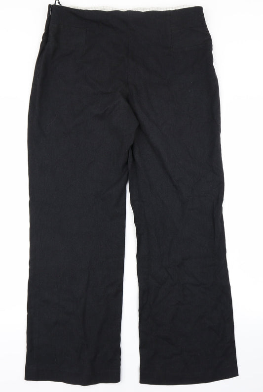 Marks & Spencer Womens Black   Trousers  Size 14 L27 in
