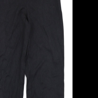 Marks & Spencer Womens Black   Trousers  Size 14 L27 in