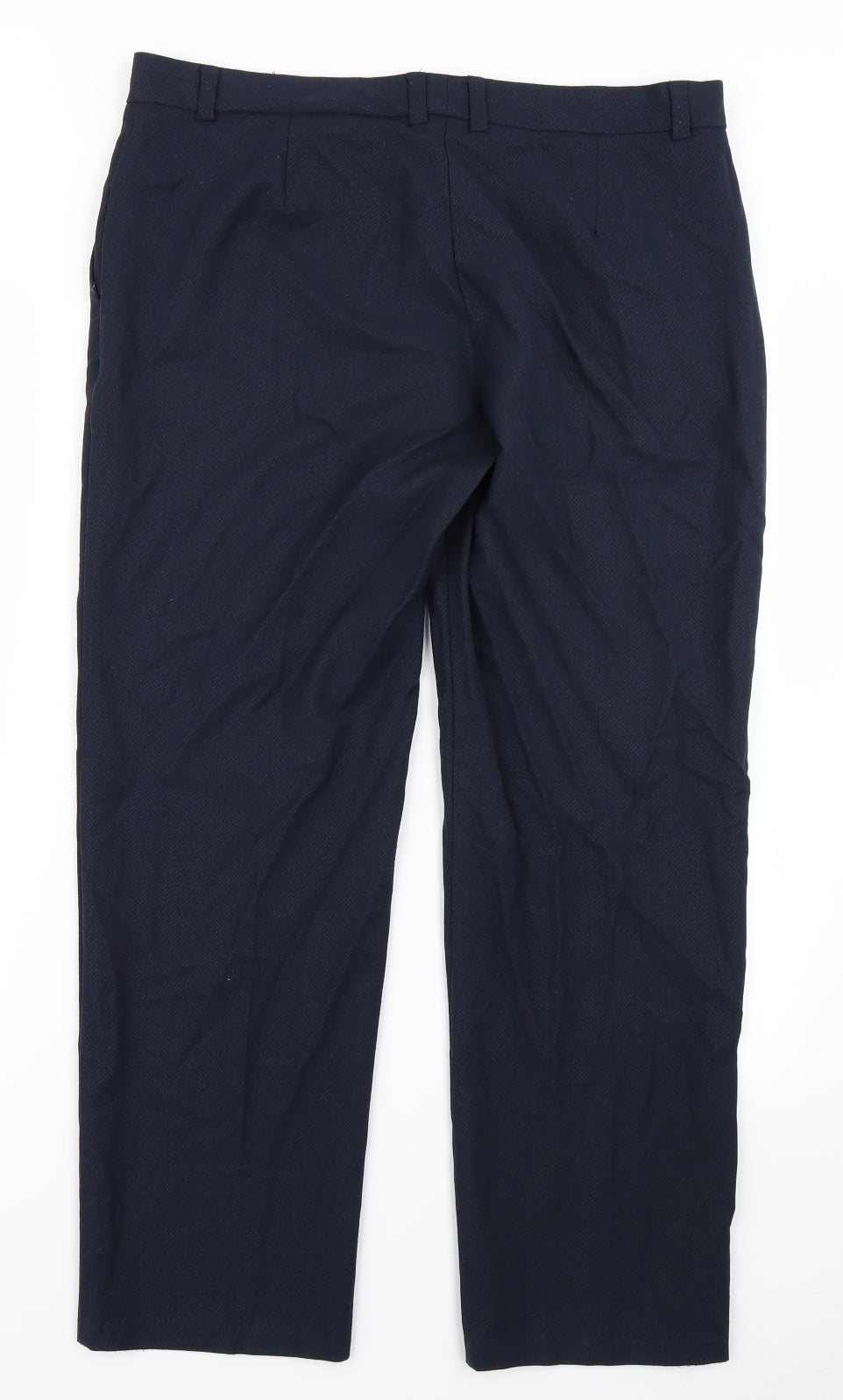 M&S Collection Womens Blue   Trousers  Size 14 L24 in