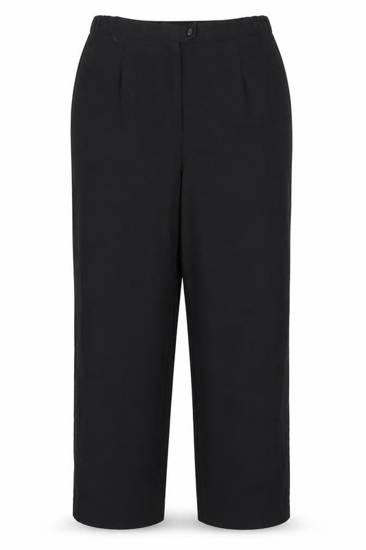 Womens UK Size 16 Modern Classics Regular Fit  Black Trousers