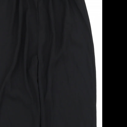 Womens UK Size 20 Preworn Regular Fit  Black Trousers