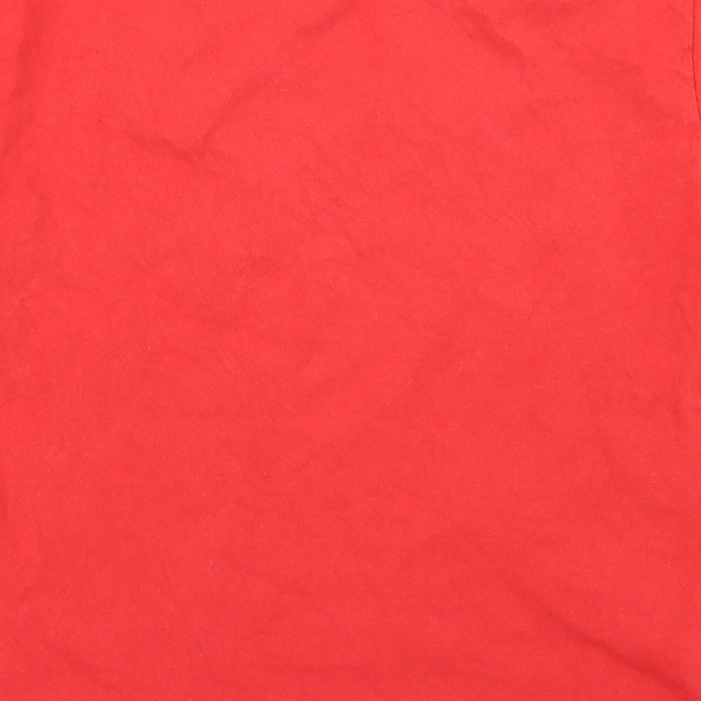 Fruit of the Loom Boys Red   Basic T-Shirt Size 9-10 Years