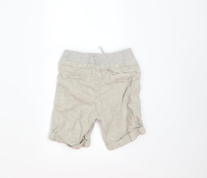 Denim & Co. Boys Beige   Cropped Trousers Size 18-24 Months  - shorts