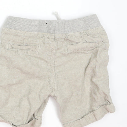 Denim & Co. Boys Beige   Cropped Trousers Size 18-24 Months  - shorts