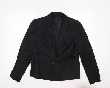 Womens UK Size 14 Preworn Black Jacket