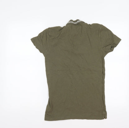 New Look Mens Green    Polo Size S