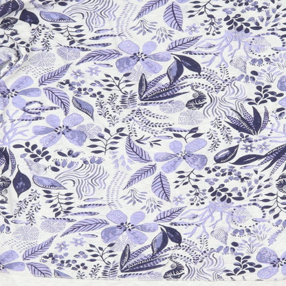 Debenhams Womens White Floral  Kimono Pyjama Top Size S