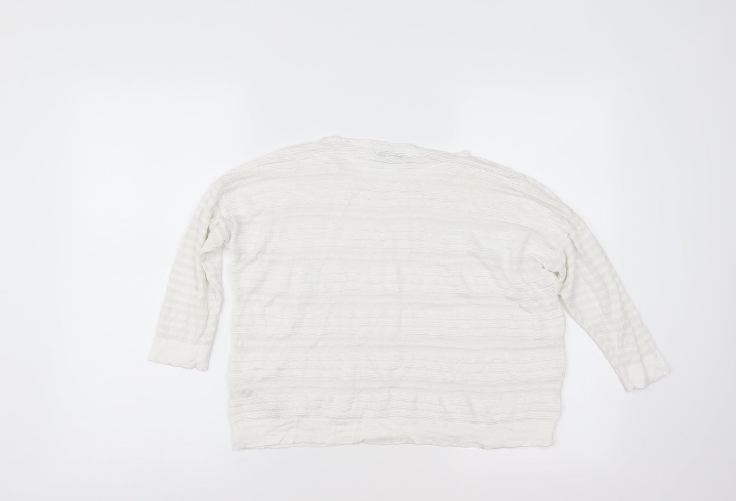 Wallis Womens White   Pullover Jumper Size S