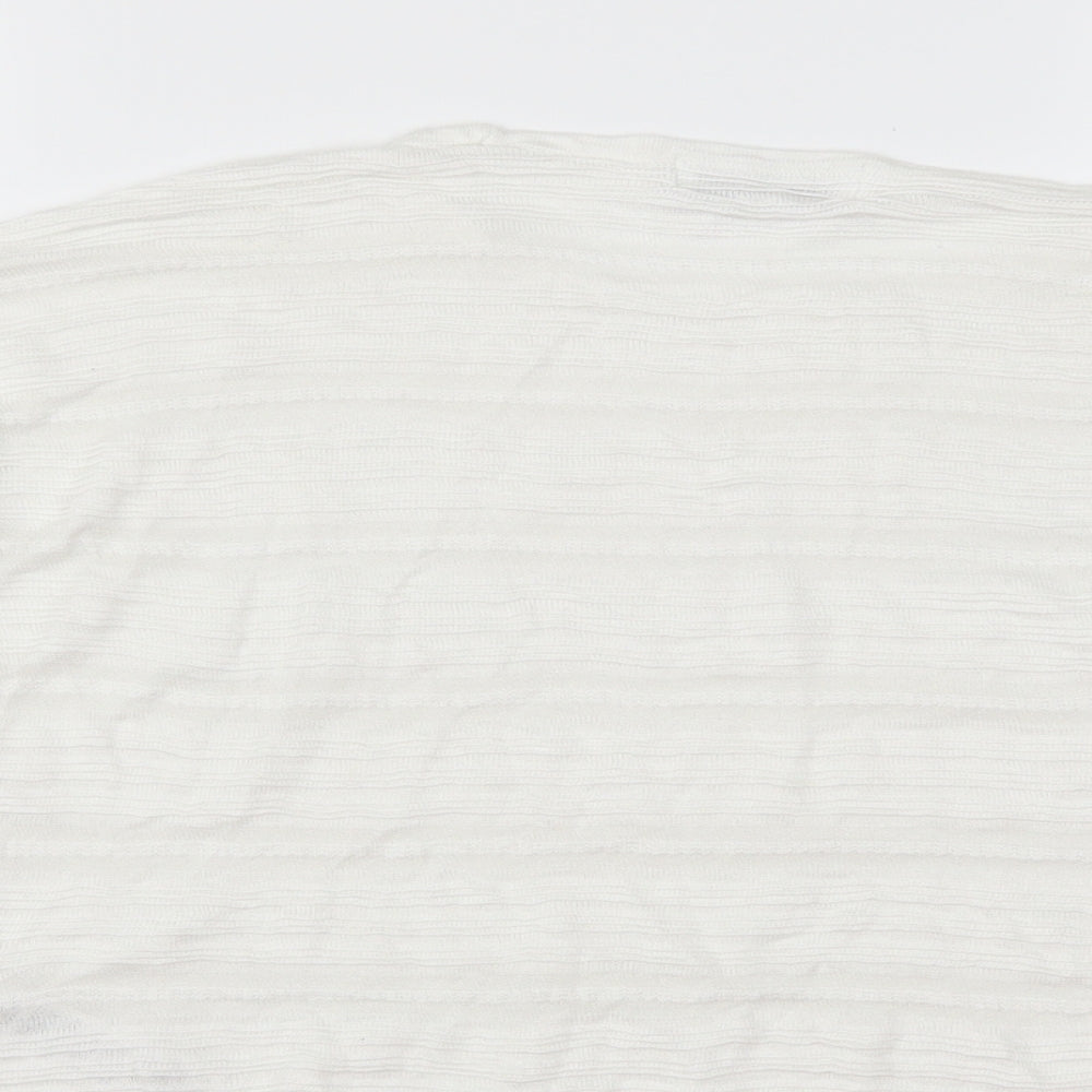 Wallis Womens White   Pullover Jumper Size S