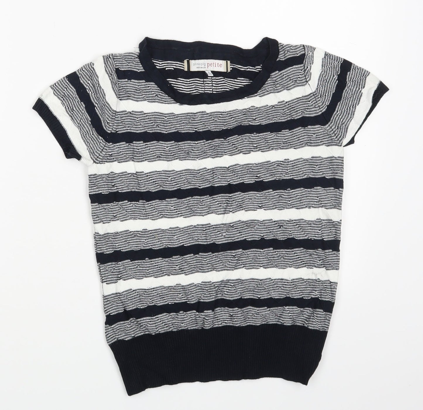 Principles Womens Multicoloured Striped  Pullover Jumper Size 8
