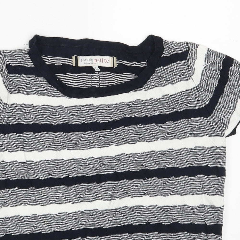 Principles Womens Multicoloured Striped  Pullover Jumper Size 8