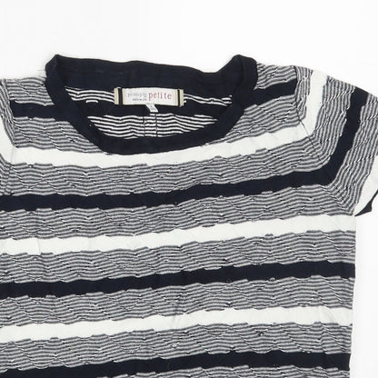 Principles Womens Multicoloured Striped  Pullover Jumper Size 8