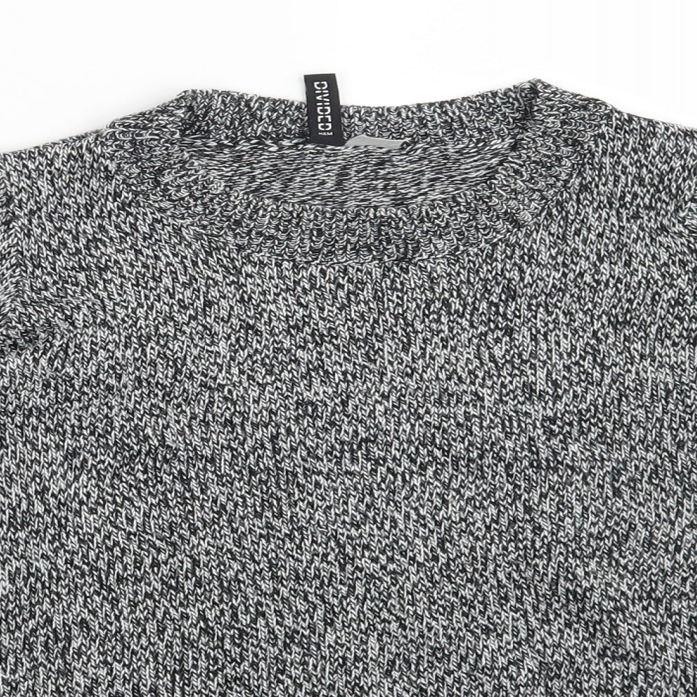 Divided Womens Grey   Pullover Jumper Size S