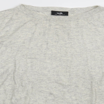 Wallis Womens Grey   Pullover Sweatshirt Size 18