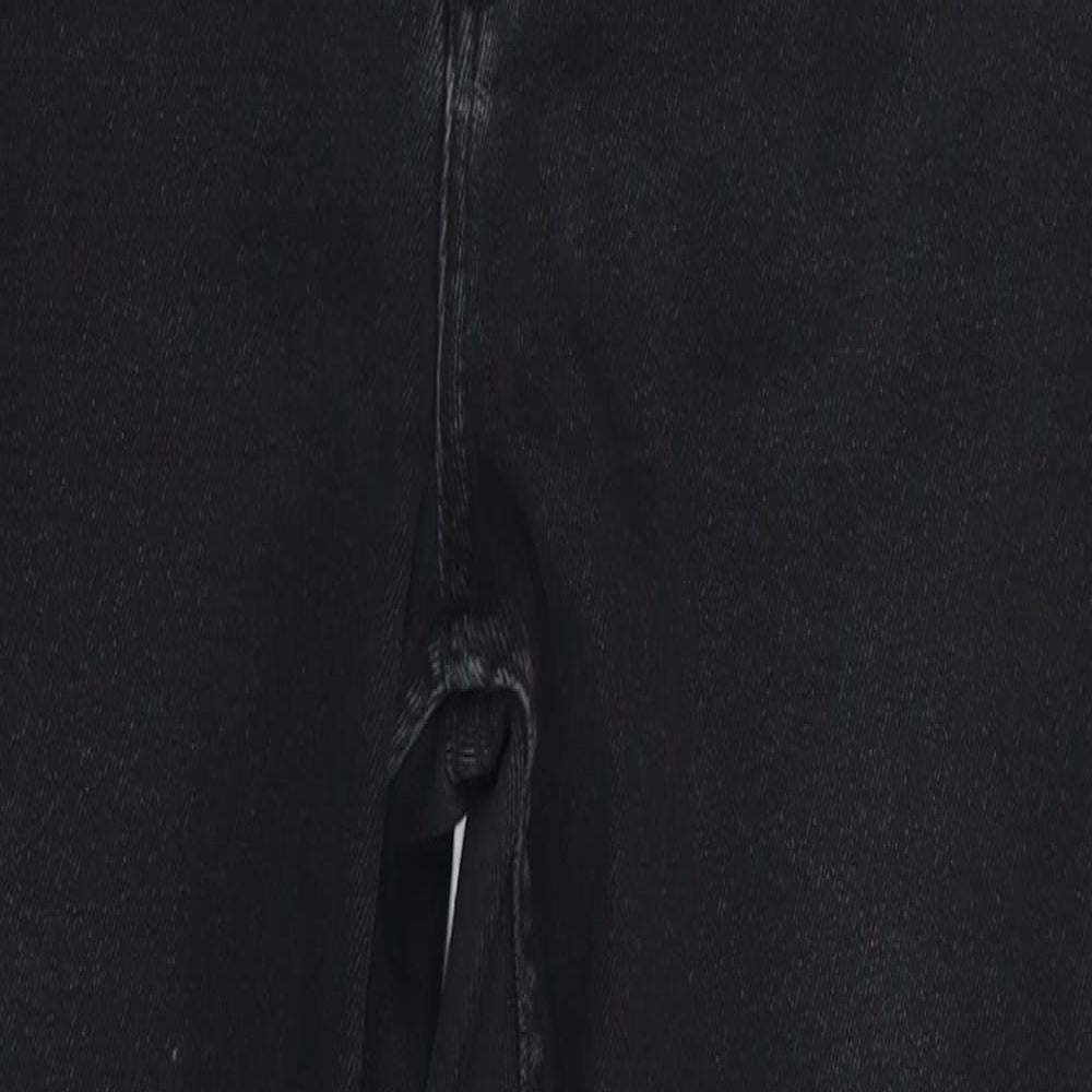 Denim & Co. Womens Black  Denim Skinny Jeans Size 14 L26 in