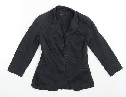 Womens UK Size 10 New Look Black Jacket