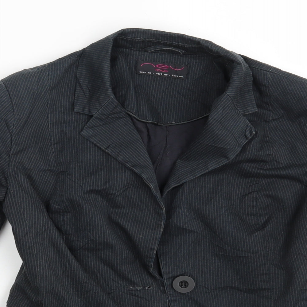 Womens UK Size 10 New Look Black Jacket