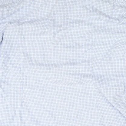 Mens UK Size One Size Caliban Blue  Button-Up Long Sleeve Casual Shirt