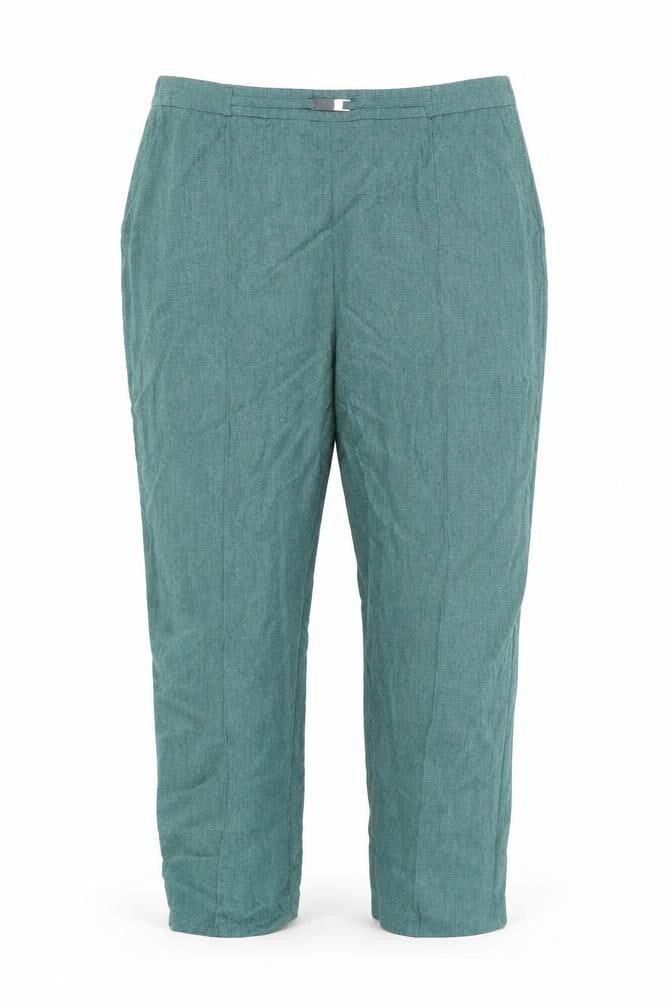 Womens UK Size One Size Preworn Regular Fit  Green Trousers