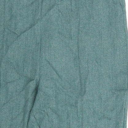 Womens UK Size One Size Preworn Regular Fit  Green Trousers