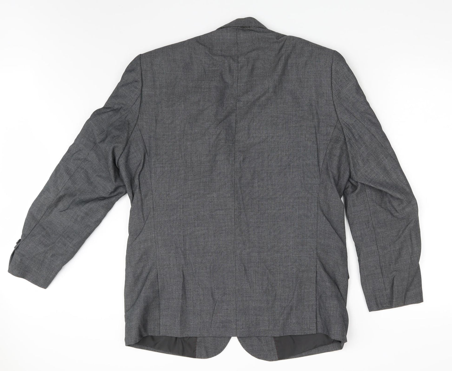 Mens UK Size One Size Preworn Regular Black Suit Jacket