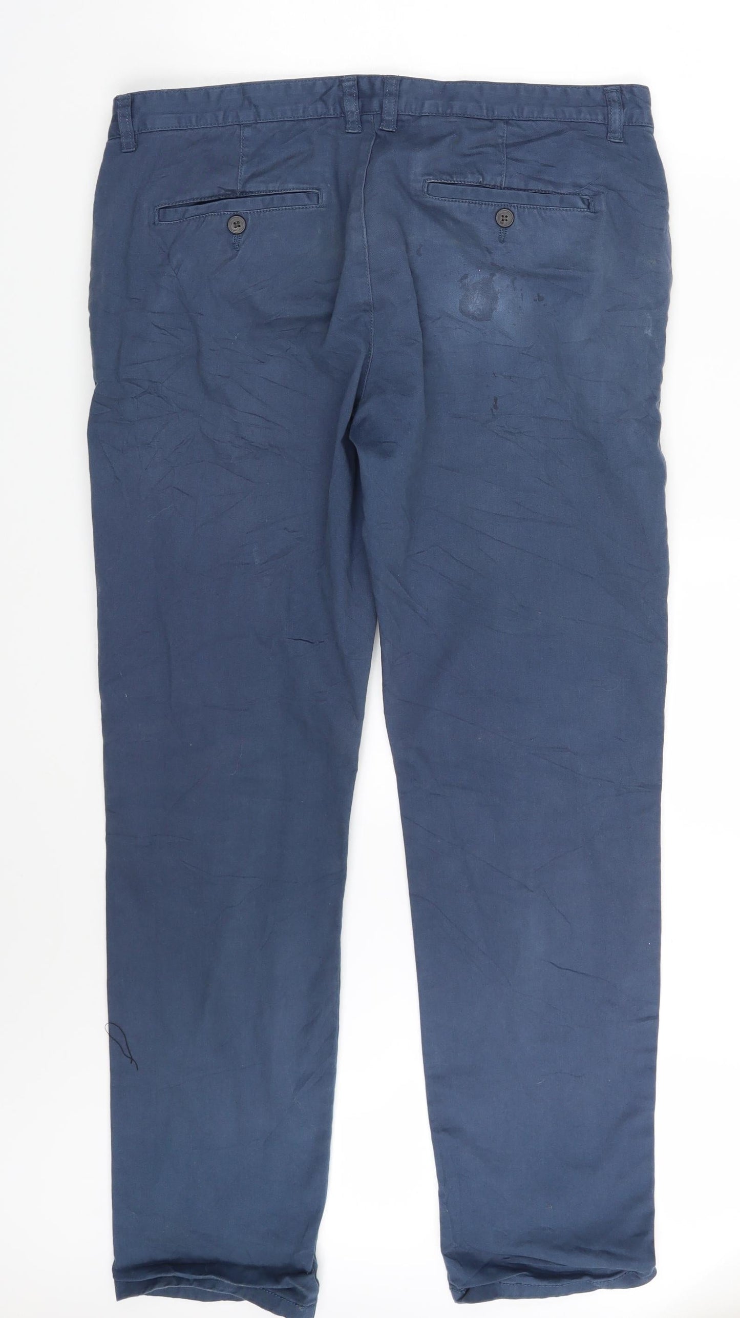 Denim & Co Mens Blue   Trousers  Size 36 L31 in