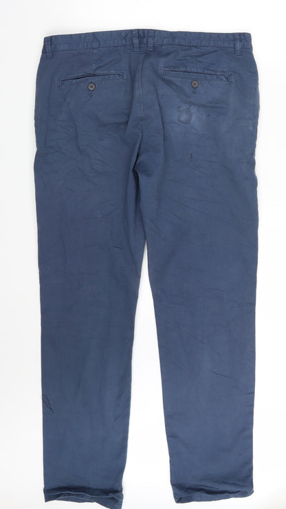 Denim & Co Mens Blue   Trousers  Size 36 L31 in