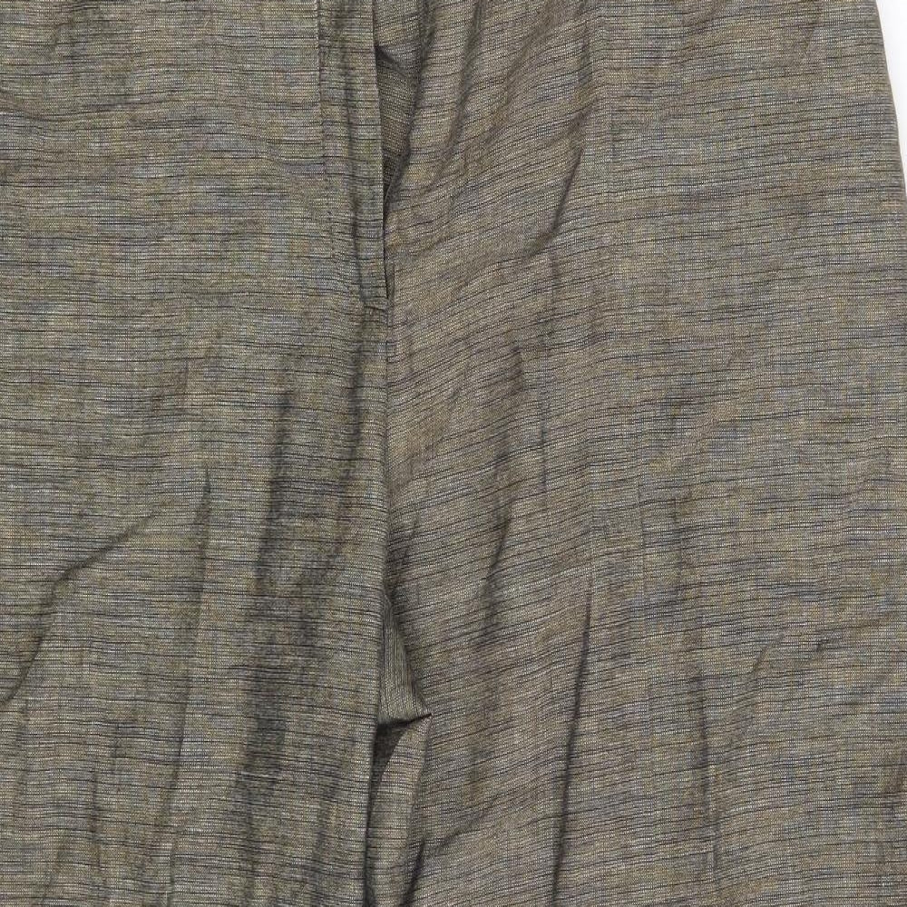 Womens UK Size 18 ROMAN Regular Fit  Gold Trousers
