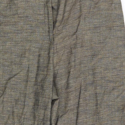 Womens UK Size 18 ROMAN Regular Fit  Gold Trousers