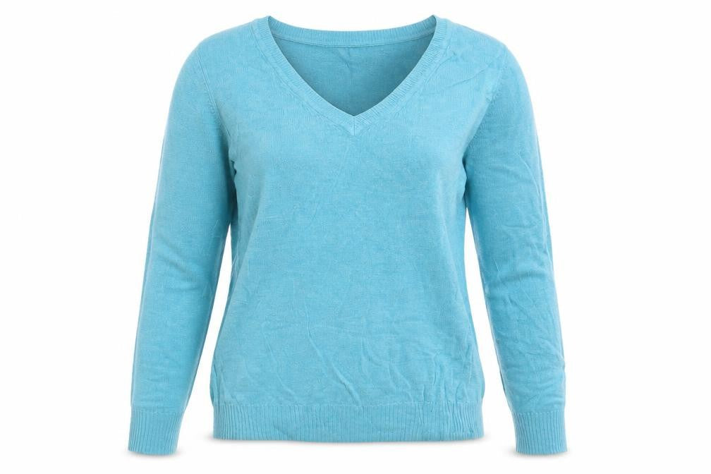 Tu Womens Blue   Pullover Sweatshirt Size 14