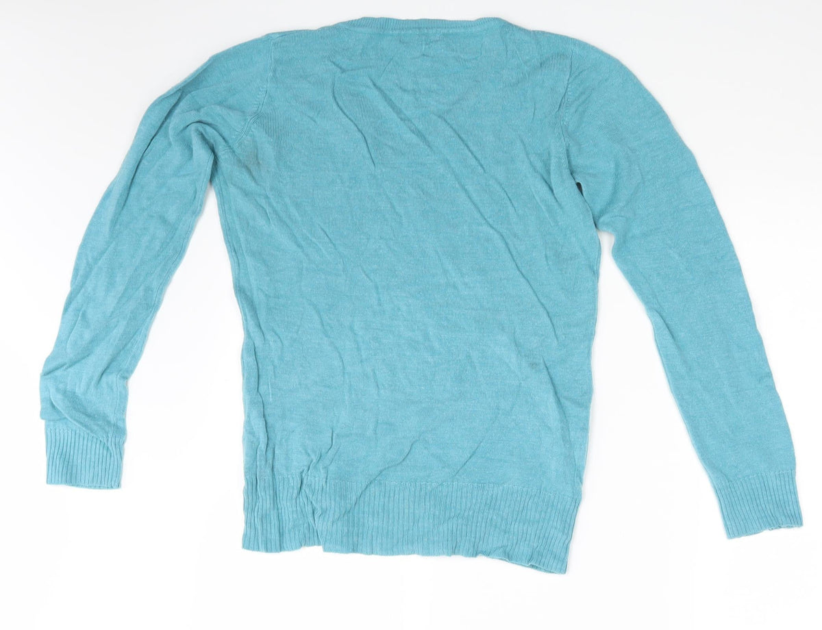 Tu Womens Blue   Pullover Sweatshirt Size 14