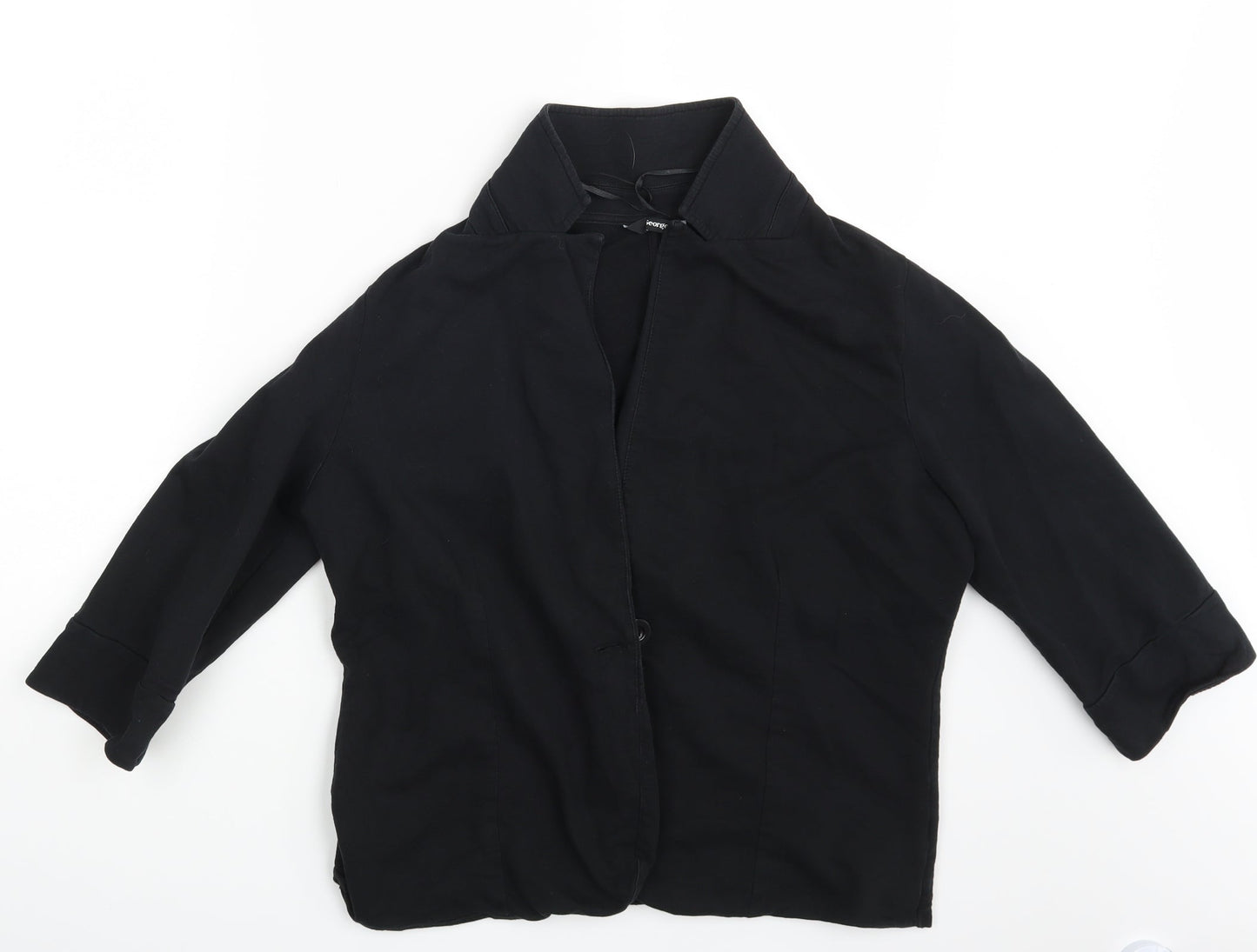 George Womens Black   Jacket  Size 18