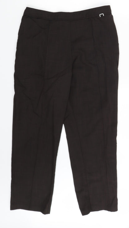 CLASSIC  Womens Brown   Trousers  Size 14 L25 in