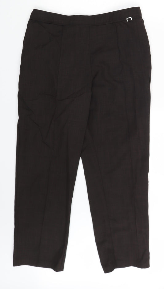 CLASSIC  Womens Brown   Trousers  Size 14 L25 in