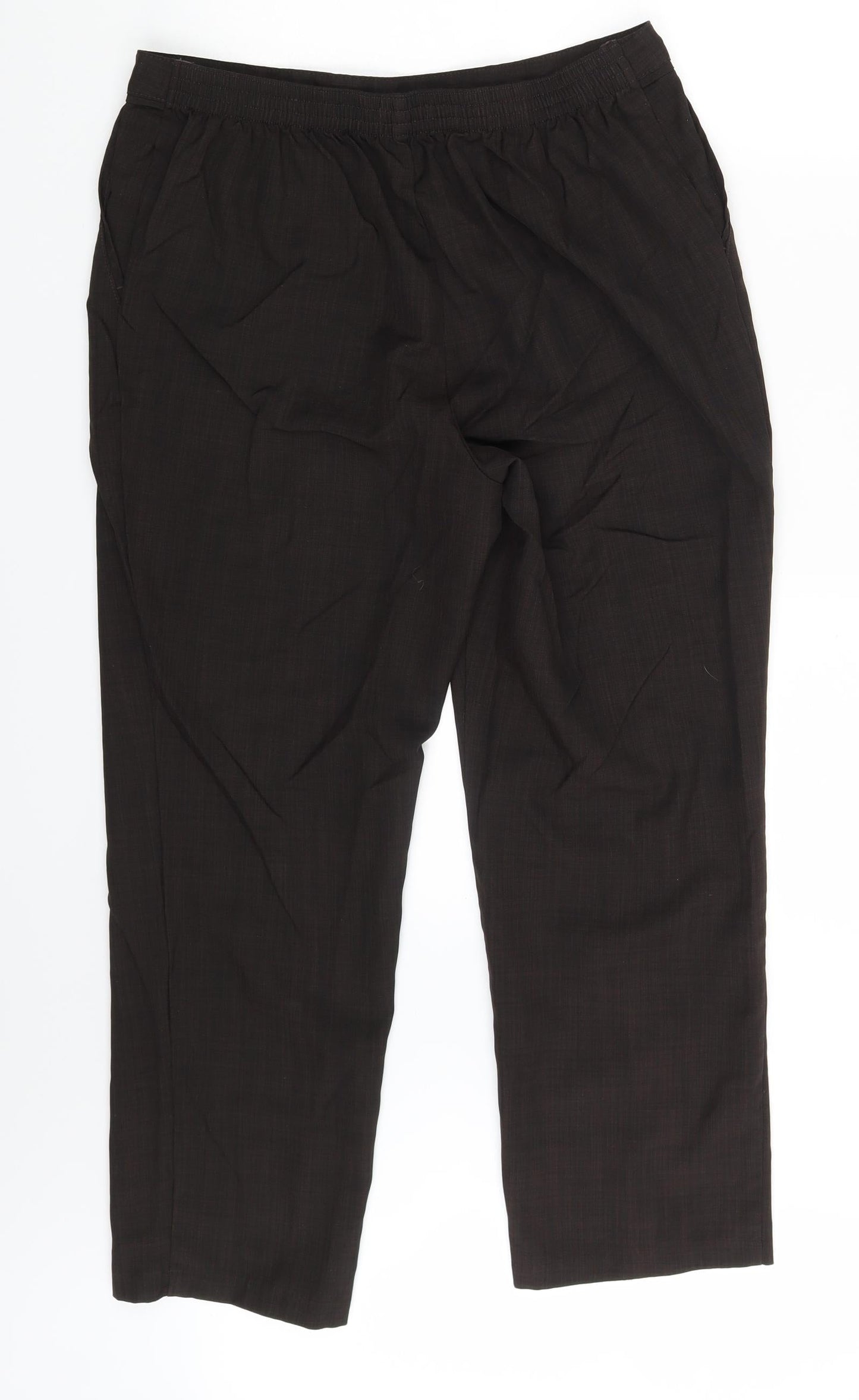 CLASSIC  Womens Brown   Trousers  Size 14 L25 in