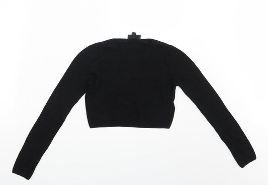 Topshop Womens Black   Pullover Jumper Size 8