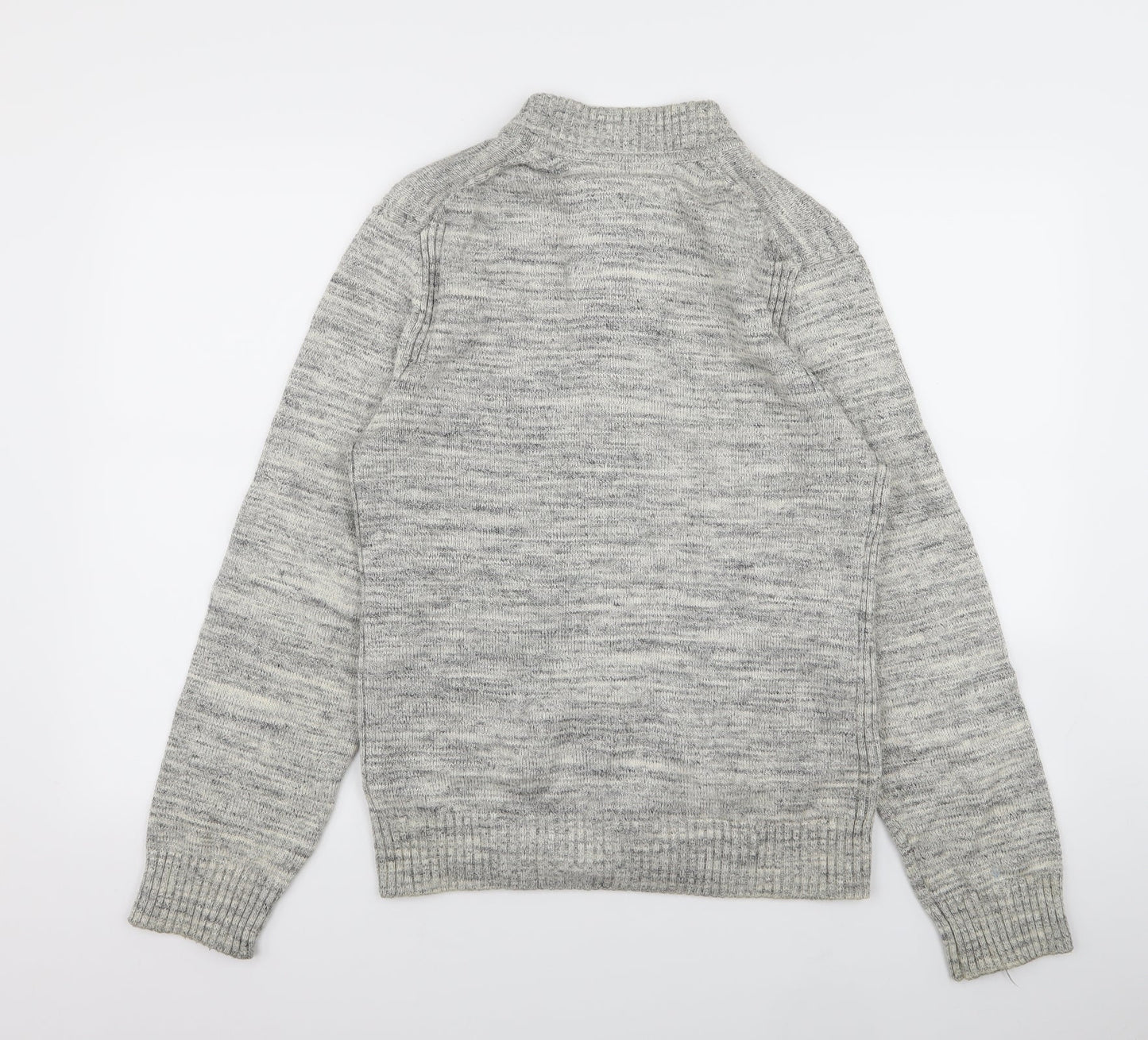 H&M Mens Grey   Full Zip Jumper Size S