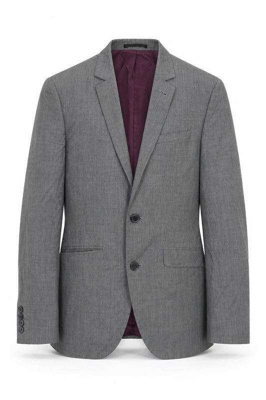 Mens UK Size 34 ASOS Regular Grey Suit Jacket