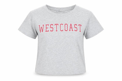 Womens UK Size XS ROMWE Grey Basic T-Shirt