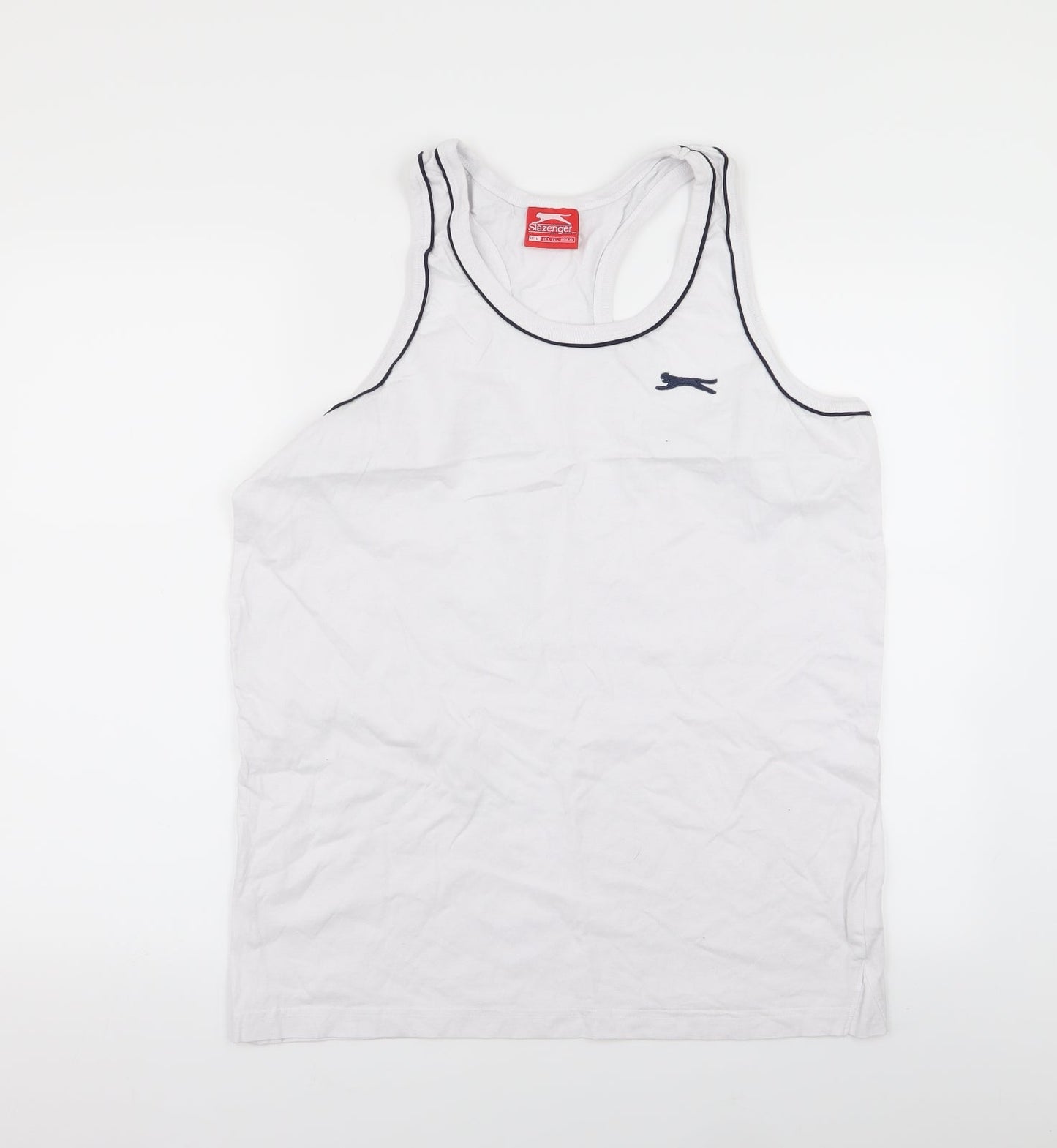 Slazenger Mens White    T-Shirt Size L  - tank top