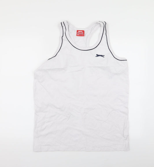 Slazenger Mens White    T-Shirt Size L  - tank top