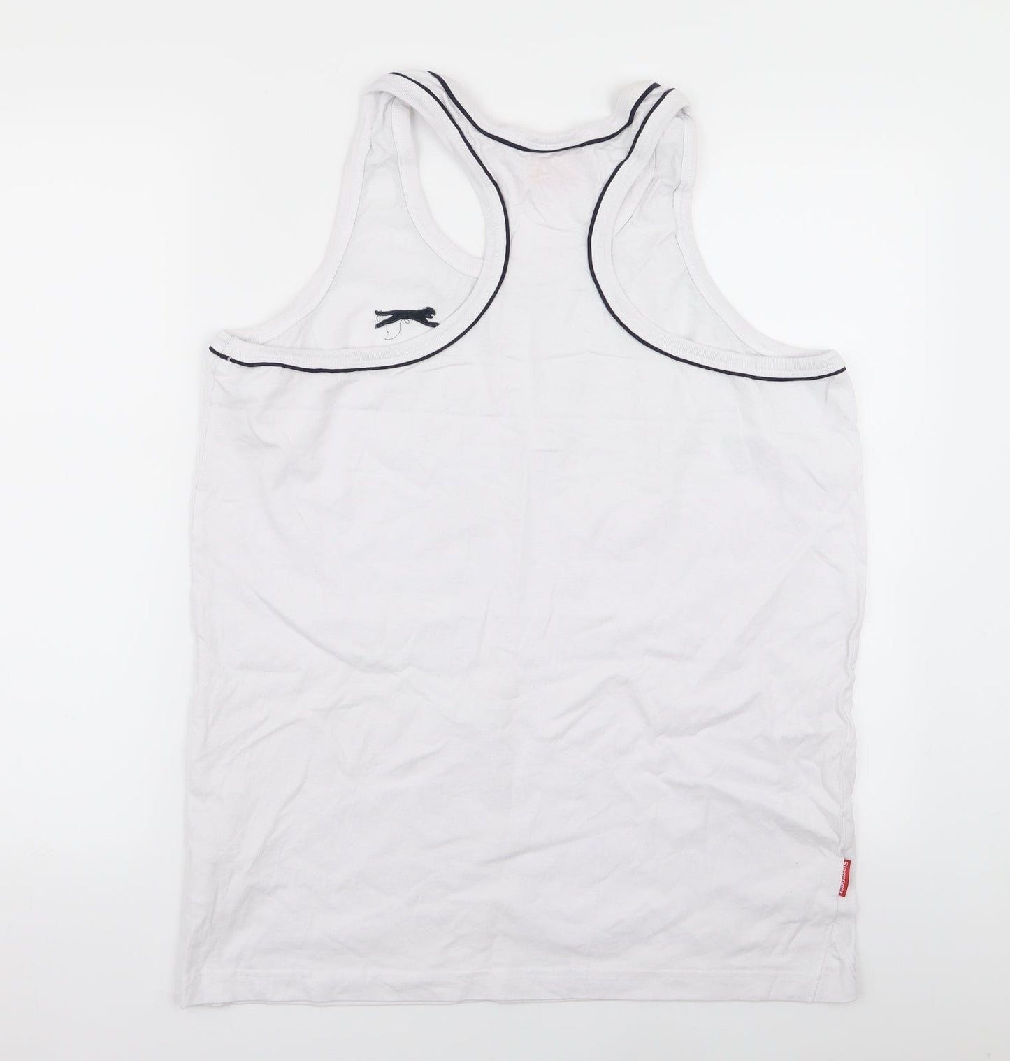 Slazenger Mens White    T-Shirt Size L  - tank top