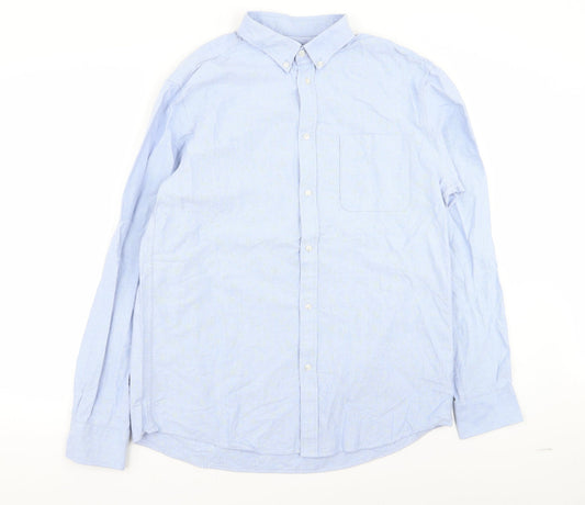 Mens UK Collar Size L MVP Smart Blue  Dress Shirt