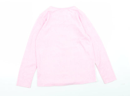 Primark Girls Pink Animal Print  Top Pyjama Top Size 12-13 Years