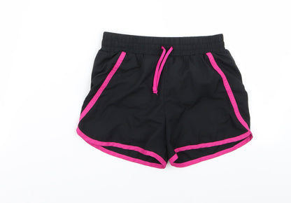 Asda George Girls Black   Hot Pants Shorts Size 6-7 Years