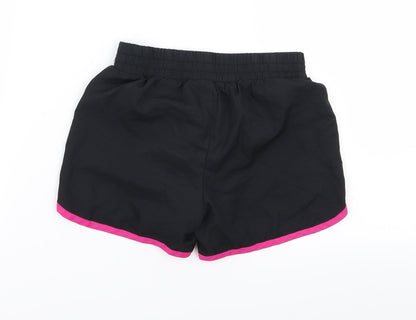 Asda George Girls Black   Hot Pants Shorts Size 6-7 Years