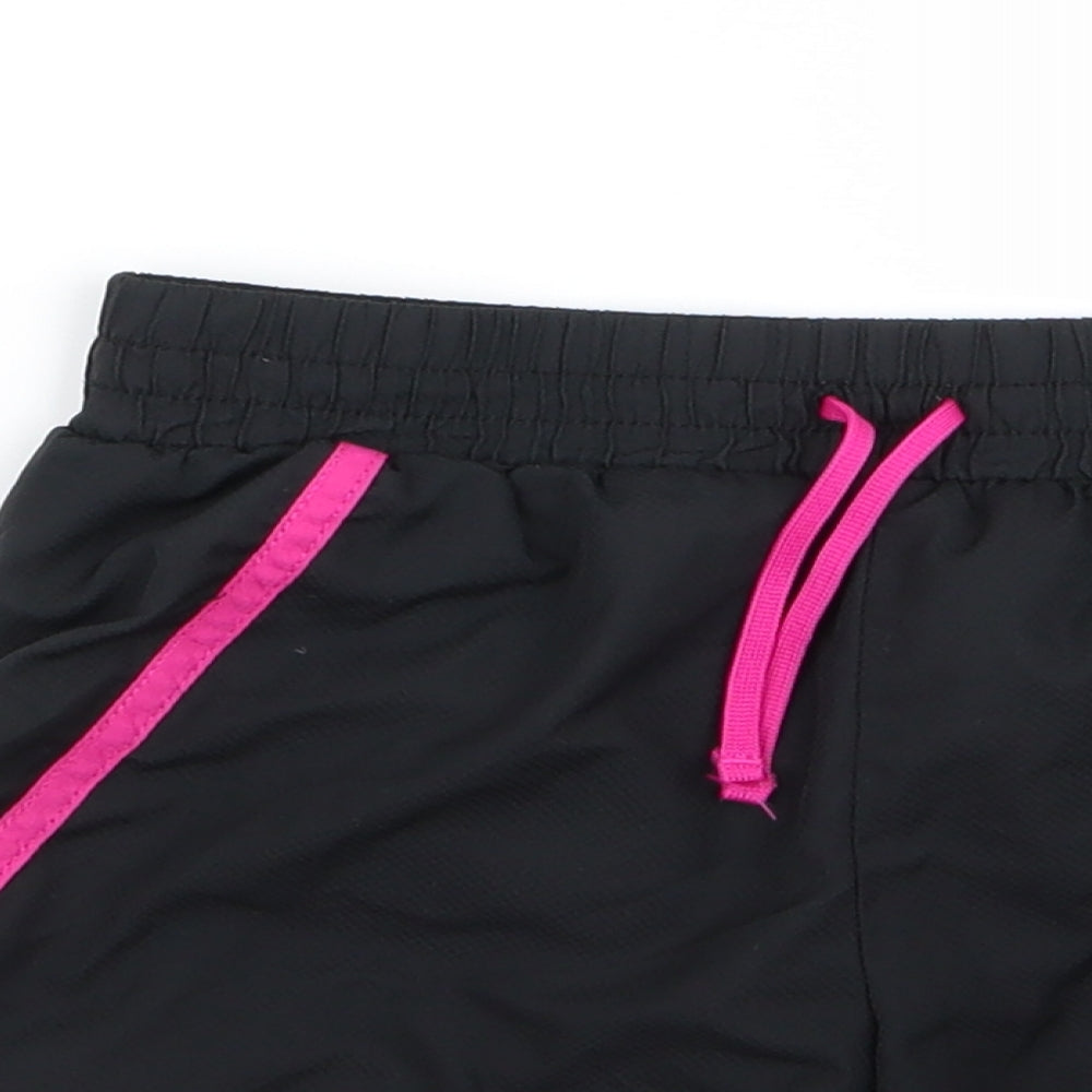 Asda George Girls Black   Hot Pants Shorts Size 6-7 Years