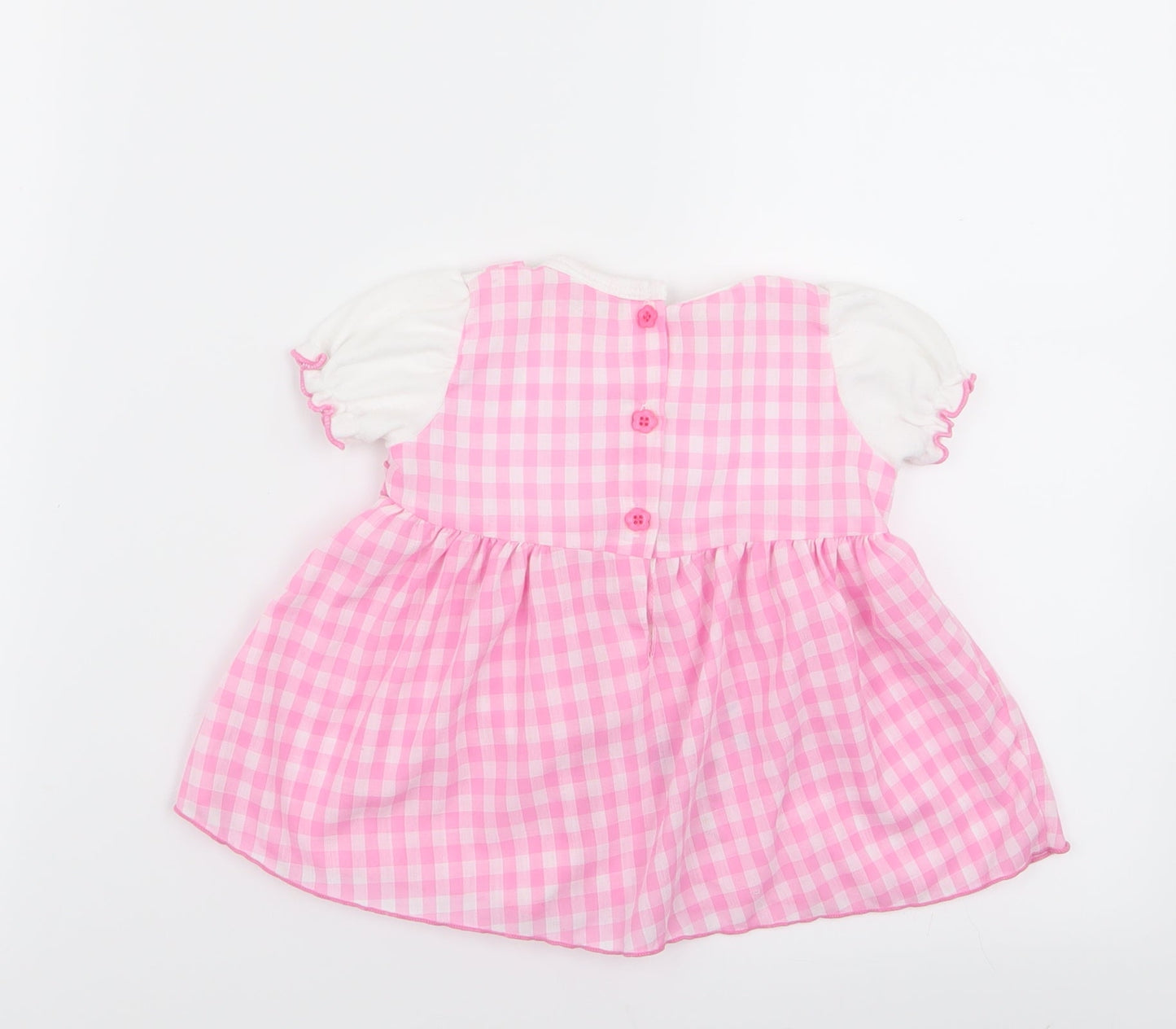 Baby C Girls Multicoloured Check  Fit & Flare  Size 6-9 Months